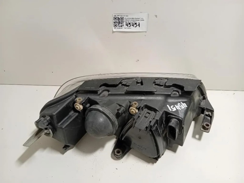 Proiettore ANT SX 3BO 941 017 AG Volkswagen Passat V Variant 2005
