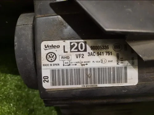 Proiettore ANT SX 3AC941751 Volkswagen Passat VI 2011