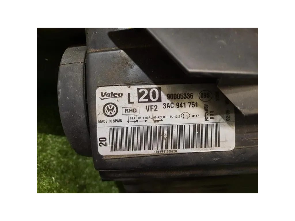 Proiettore ANT SX 3AC941751 Volkswagen Passat VI 2011