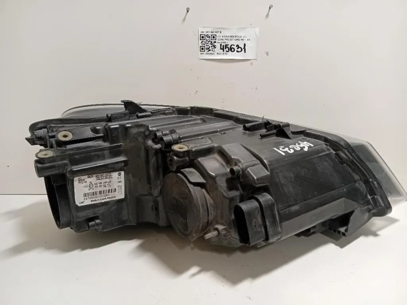 Proiettore ANT SX 6R1 941 007 E DIFFETTI Volkswagen POLO V 2006