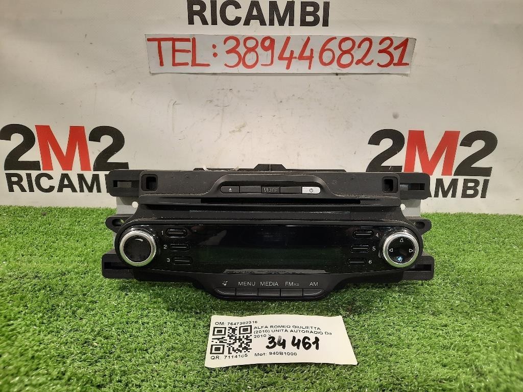 Unità Autoradio 7647302316 Alfa Romeo Giulietta 2010