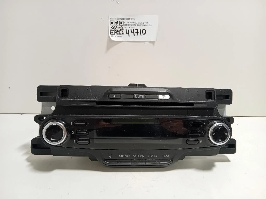 Unità Autoradio 815CM2322D0931973 Alfa Romeo Giulietta 2010