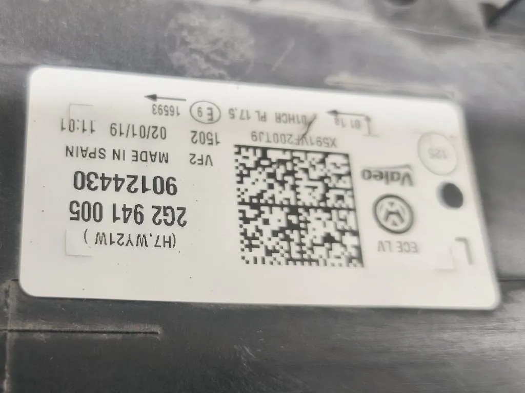 Proiettore ANT SX 2G2941005 Volkswagen POLO VII 2017