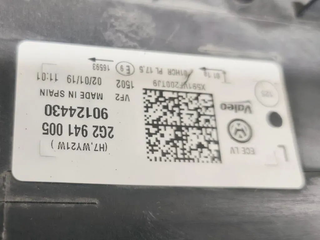 Proiettore ANT SX 2G2941005 Volkswagen POLO VII 2017