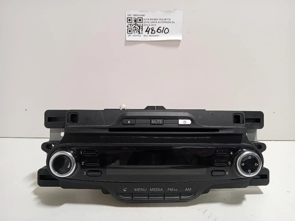 Unità Autoradio 1560912490 Alfa Romeo Giulietta 2010