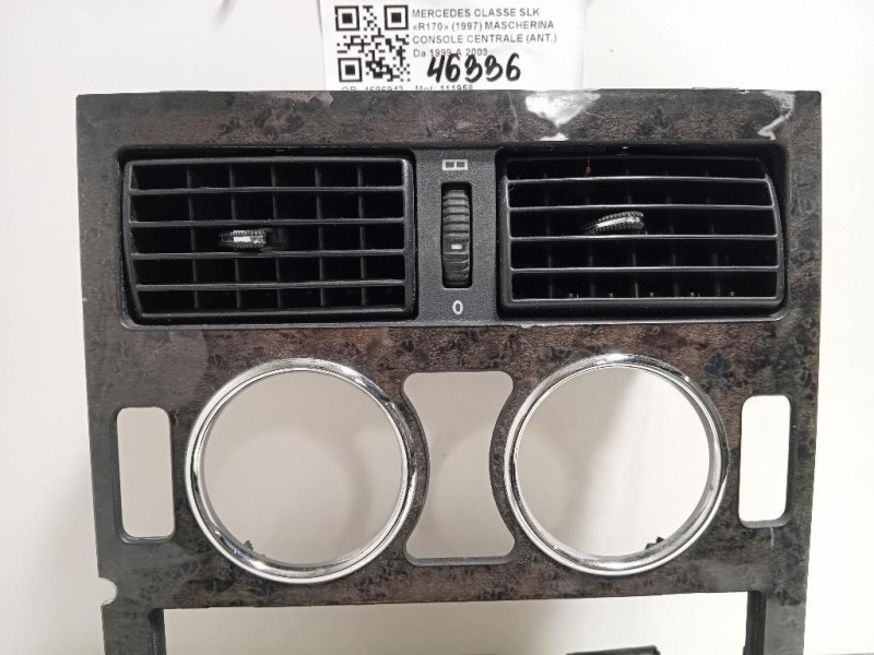 Mascherina Console Centrale ANT 1708301854 Mercedes Classe SLK R170 1997