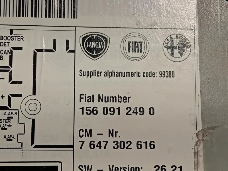 Unità Autoradio 1560912490 Alfa Romeo Giulietta 2010