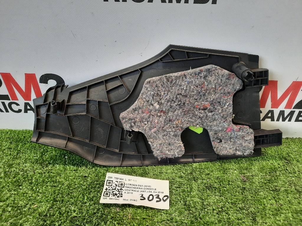 Mascherina Console Centrale ANT DX 7591AH Citroen DS3 2010