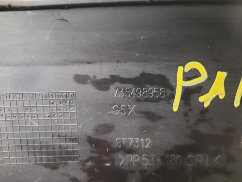 Mascherina Console Centrale ANT DX 735498958 TUNNEL Fiat Panda III 2012