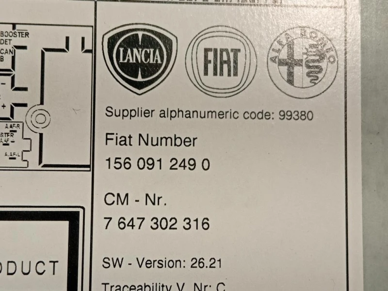 Unità Autoradio 7647302316 Alfa Romeo Giulietta 2010
