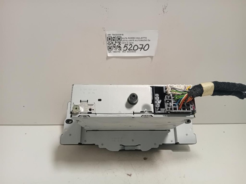 Unità Autoradio 7642322616 Alfa Romeo Giulietta 2013
