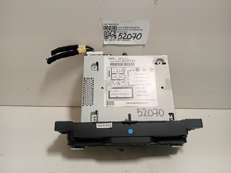 Unità Autoradio 7642322616 Alfa Romeo Giulietta 2013