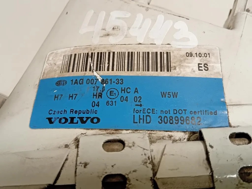 Proiettore ANT SX 1AG 007 861-33 Volvo V40 I 1996