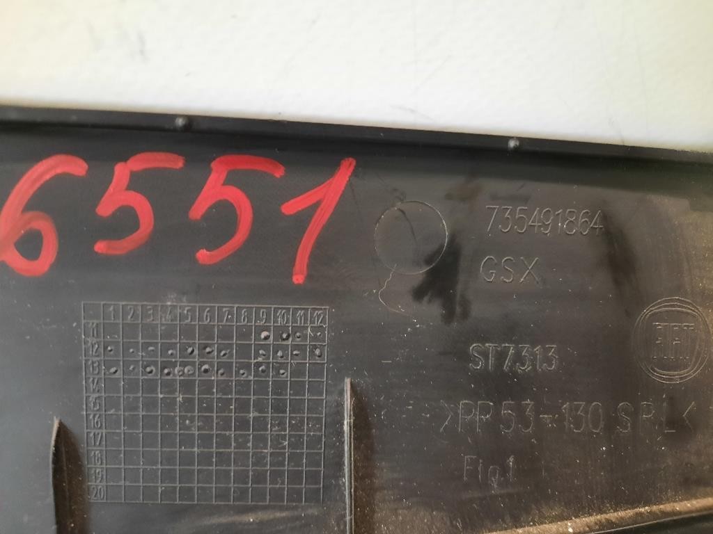 Mascherina Console Centrale ANT SX 735491864 TUNNEL SX Fiat Panda III 2012