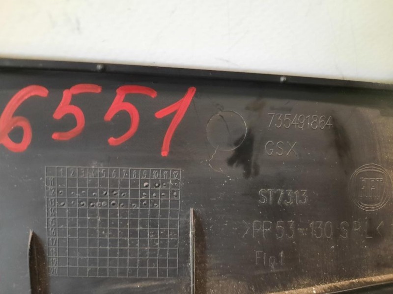 Mascherina Console Centrale ANT SX 735491864 TUNNEL SX Fiat Panda III 2012