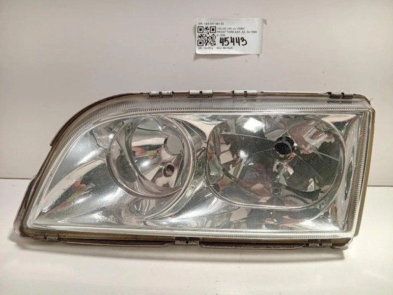 Proiettore ANT SX 1AG 007 861-33 Volvo V40 I 1996