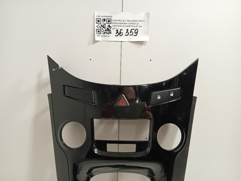 Mascherina Console Centrale Centrale AVK54939 Chevrolet Orlando 2011