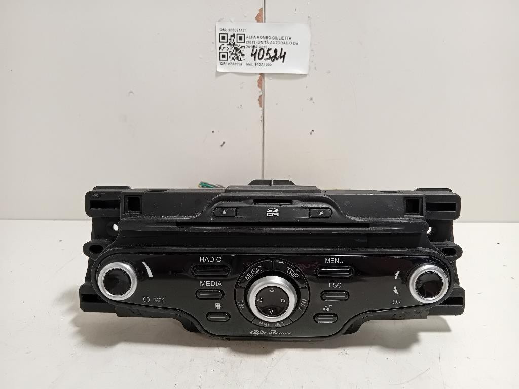 Unità Autoradio 156091471 Alfa Romeo Giulietta 2013