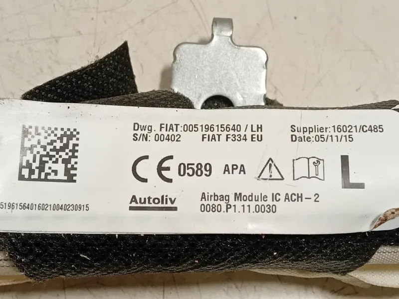 Air-bag A Tendina SX 00519615640 Fiat 500X 2015