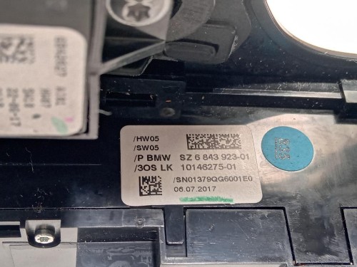 Mascherina Console Centrale LEVA Cambio 9370802192263106843923 Bmw Serie 5 G30 Berlina 2016