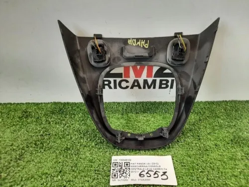 Mascherina Console Centrale LEVA Cambio 735545139 TUNNEL Fiat Panda III 2012