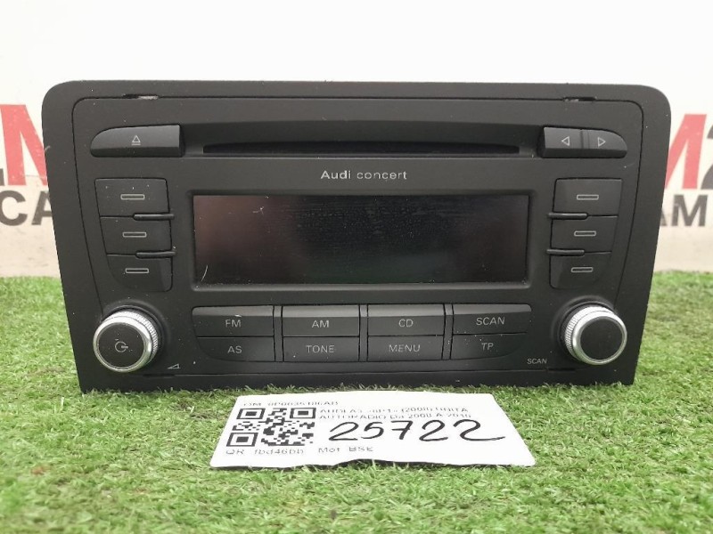 Unità Autoradio 8P0035186AB Audi A3 8P1 2008