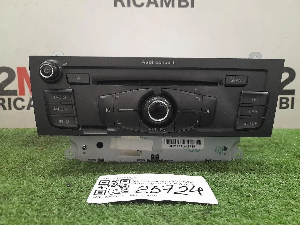 Unità Autoradio 8T2035186P Audi A4 8K2 2008