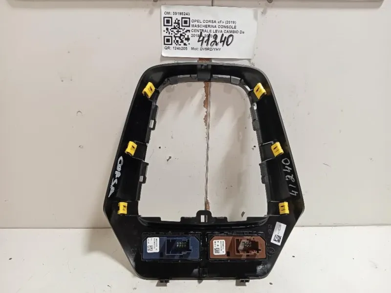 Mascherina Console Centrale LEVA Cambio 39198243 Opel Corsa F 2019