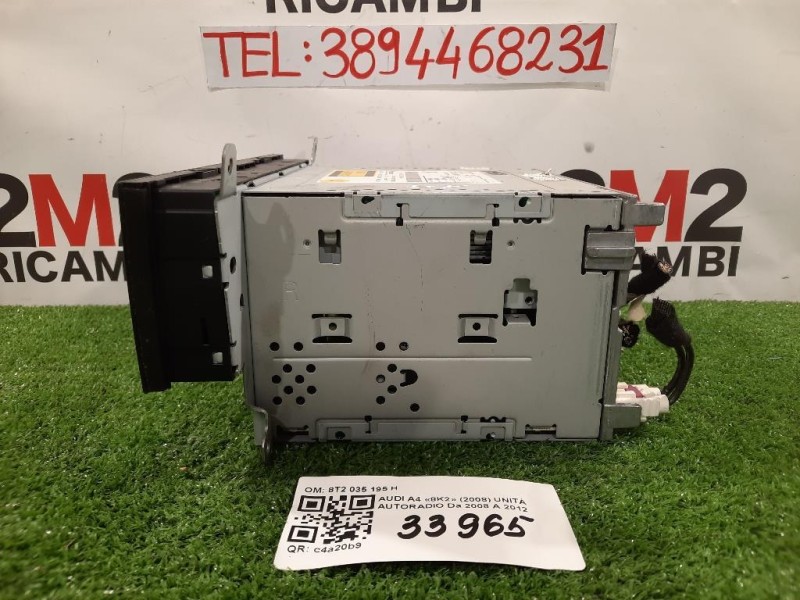 Unità Autoradio 8T2035195H Audi A4 8K2 2008