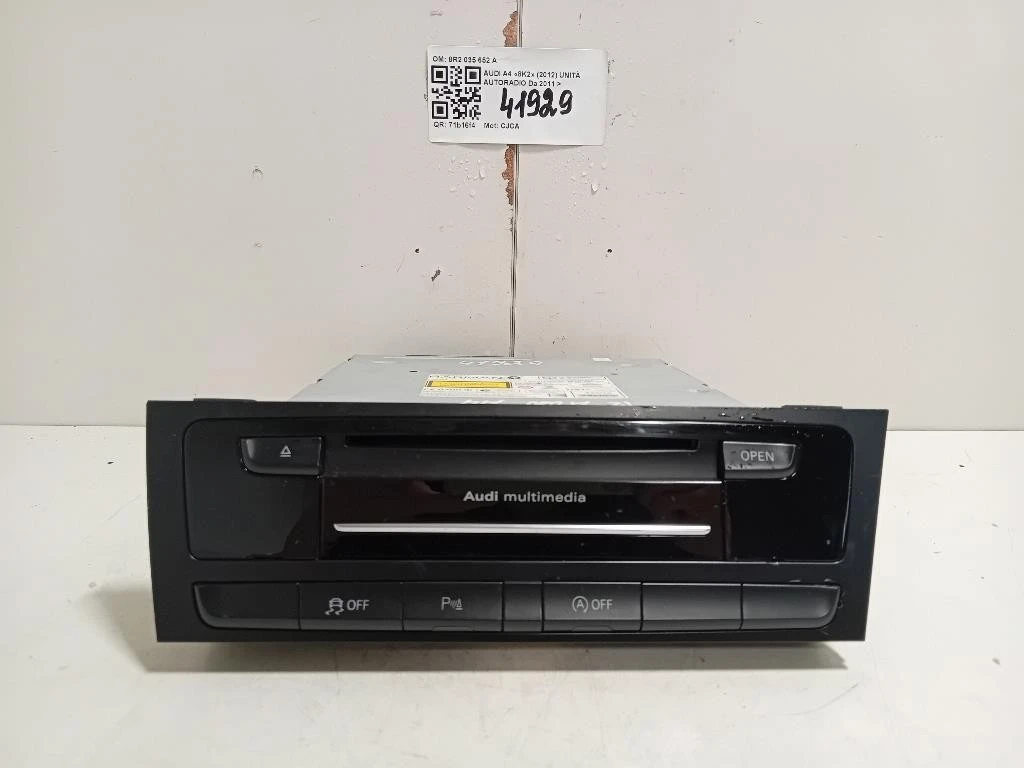 Unità Autoradio 8R2 035 652 A Audi A4 8K2 2012