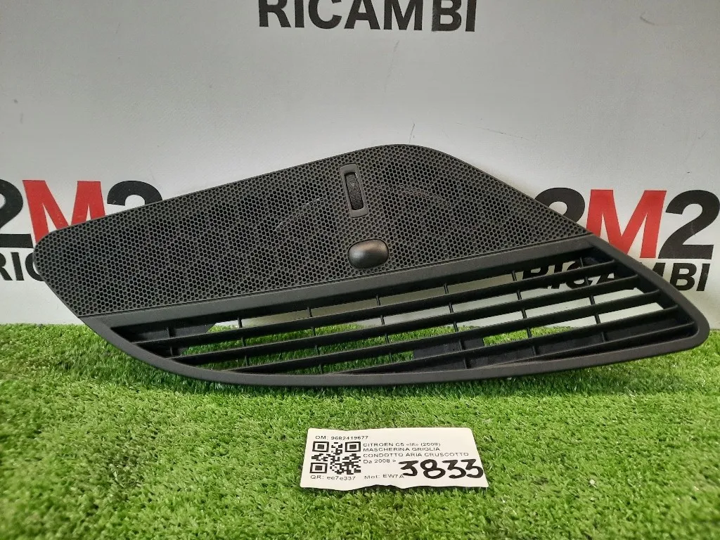 Mascherina Griglia Condotto ARIA Cruscotto 9682419677 BOCCHETTA ARIA Citroen C5 III 2008