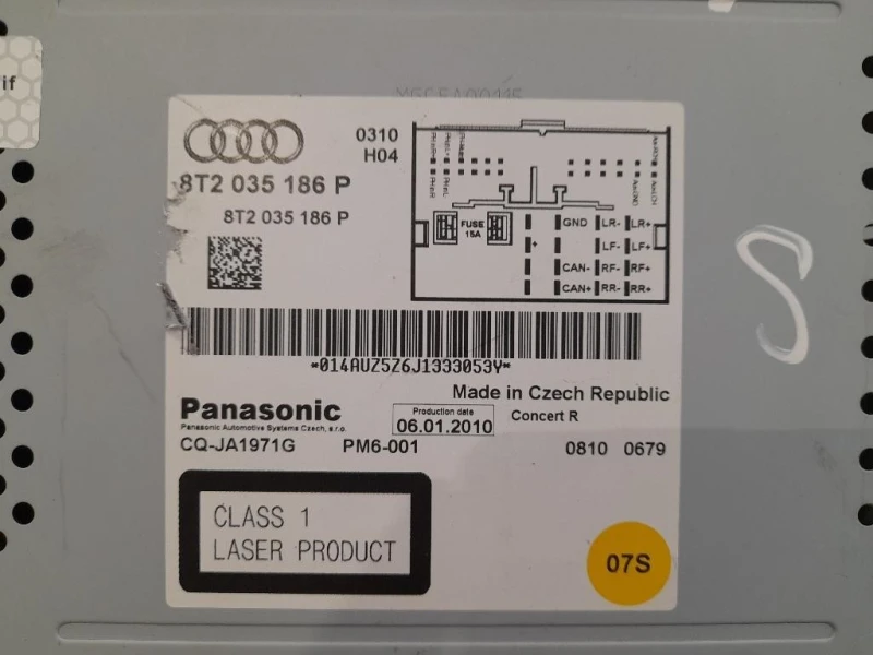 Unità Autoradio 8T2035186P Audi A5 8T3 2012