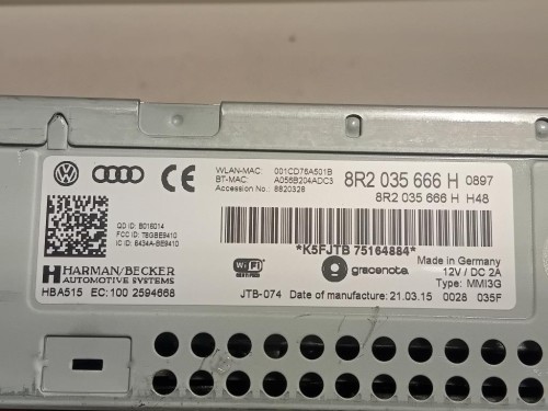 Mascherina Griglia Condotto ARIA Cruscotto AV1T18K811DC Ford B-max 2012