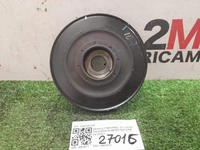 Puleggia Albero Motore 123034818R Renault Mégane IV 2016
