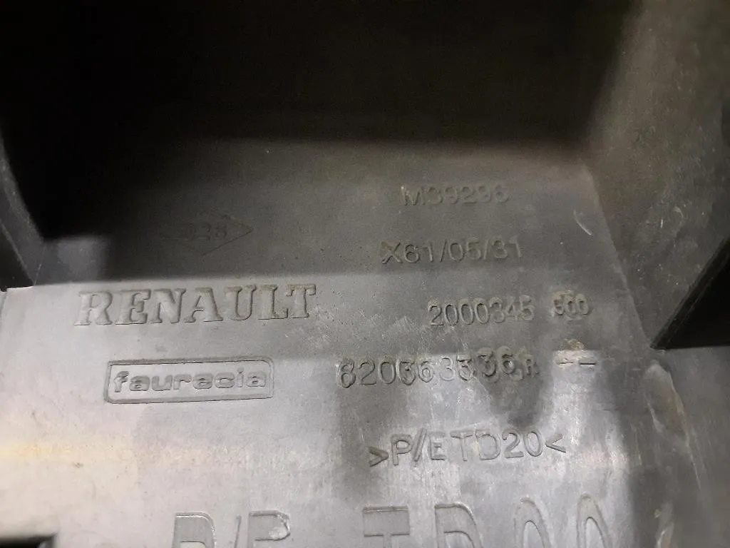 Mascherina Griglia Radiatore 620363336R Renault Kangoo III 2008