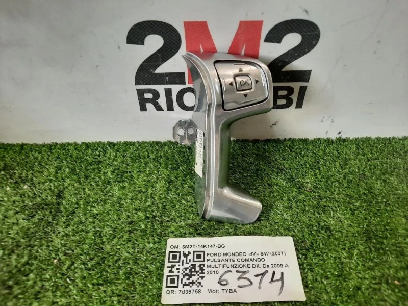 Pulsante Comando Multifunzione DX 6M2T-14K147-BG VOLANTE DX Ford Mondeo IV SW 2007