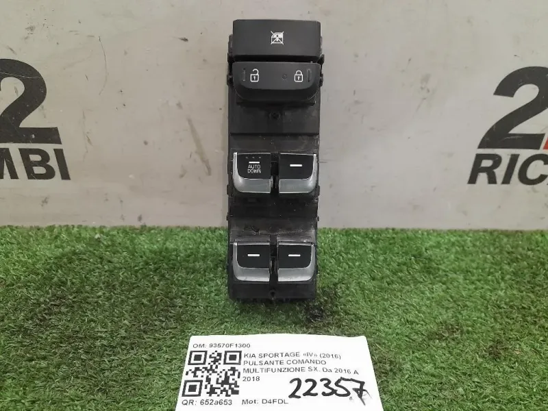 Pulsante Comando Multifunzione SX 93570F1300 Kia Sportage IV 2016