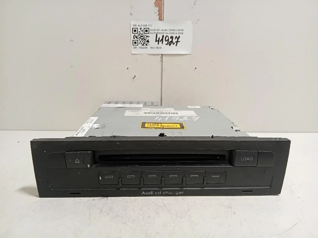 Unità Autoradio 4L0 035 111 Audi Q7 4LB 2006