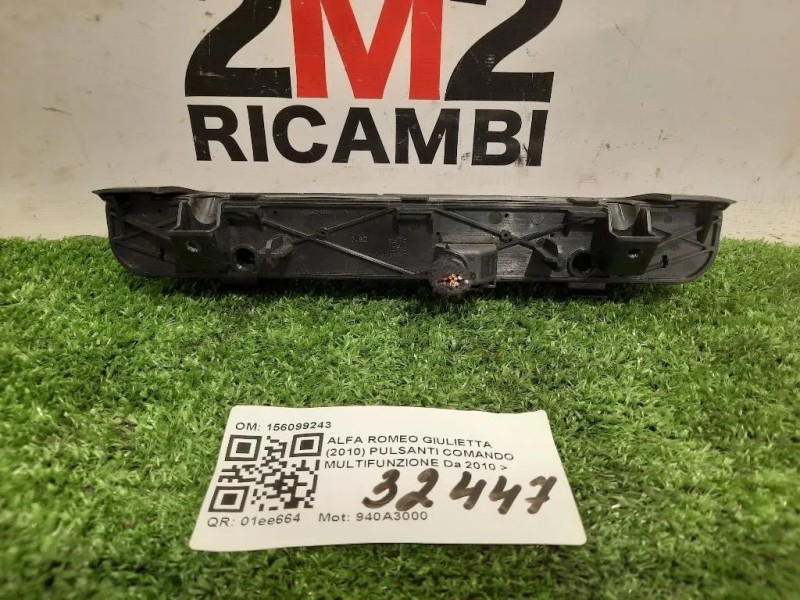 Pulsanti Comando Multifunzione 156099243 Alfa Romeo Giulietta 2010