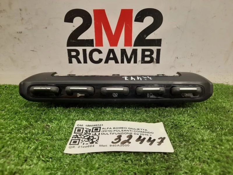 Pulsanti Comando Multifunzione 156099243 Alfa Romeo Giulietta 2010