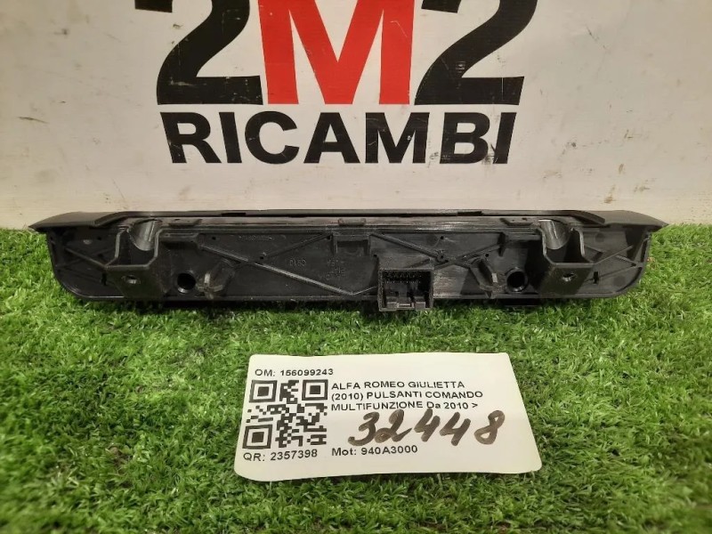 Pulsanti Comando Multifunzione 156099243 Alfa Romeo Giulietta 2010