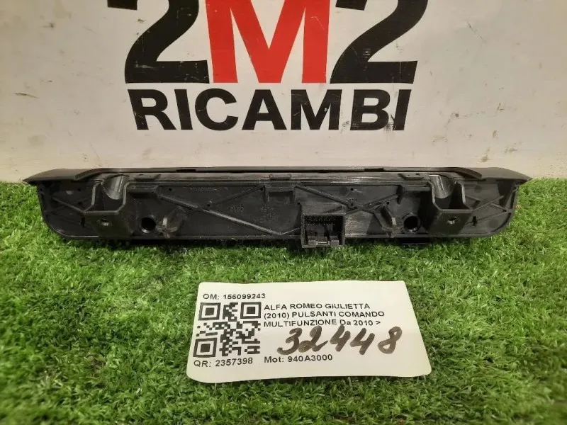 Pulsanti Comando Multifunzione 156099243 Alfa Romeo Giulietta 2010