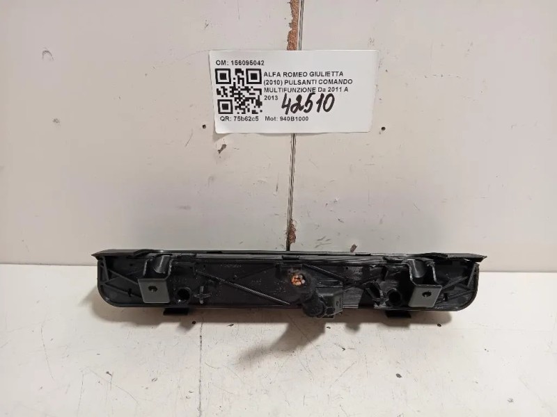 Pulsanti Comando Multifunzione 156095042 Alfa Romeo Giulietta 2010