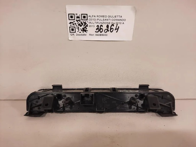 Pulsanti Comando Multifunzione  Alfa Romeo Giulietta 2013