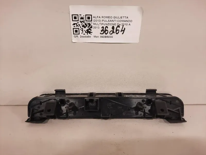 Pulsanti Comando Multifunzione Alfa Romeo Giulietta 2013