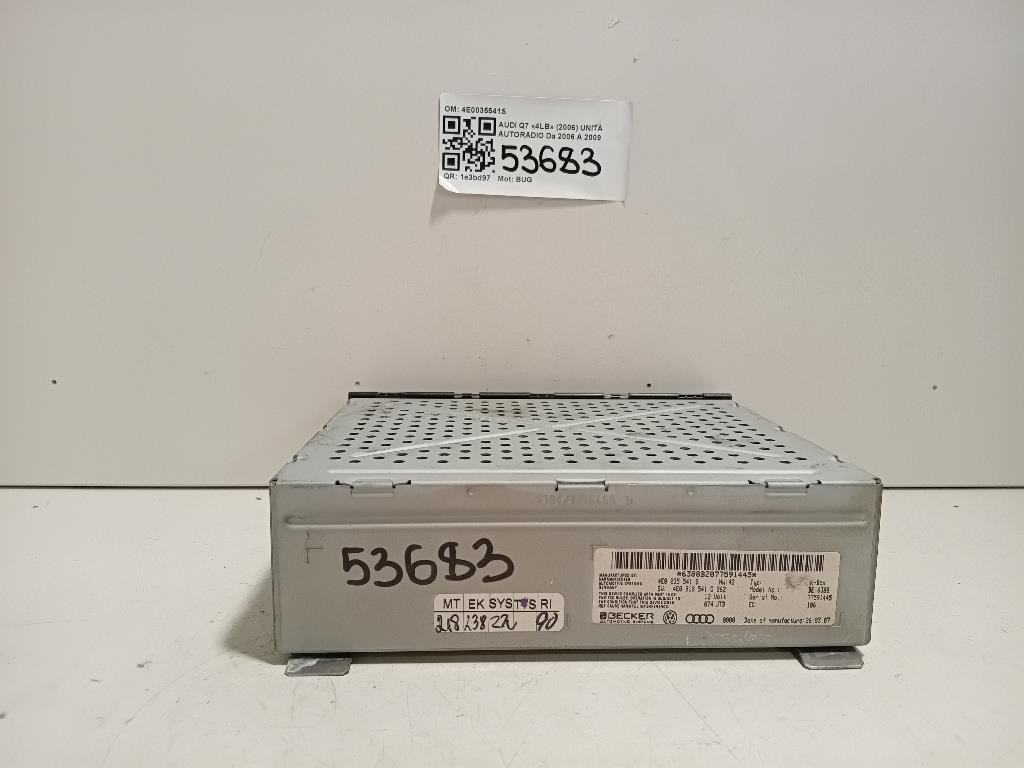 Unità Autoradio 4E0035541S Audi Q7 4LB 2006