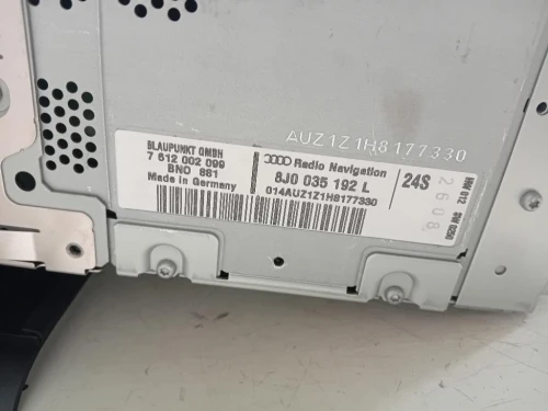 Unità Autoradio 8J0035192L Audi TT 8J3 2007