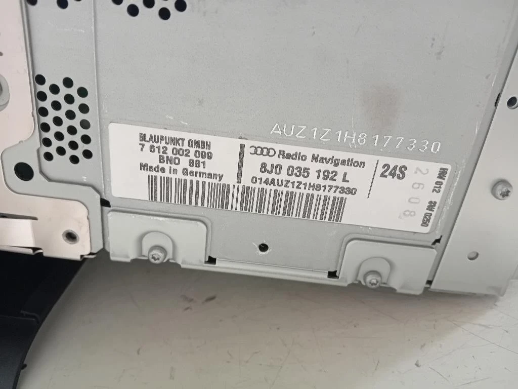 Unità Autoradio 8J0035192L Audi TT 8J3 2007