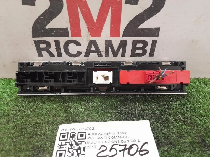 Pulsanti Comando Multifunzione 8P0927137CG Audi A3 8P1 2008