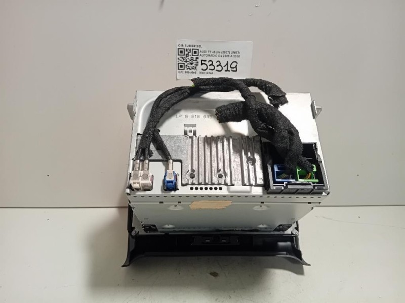 Unità Autoradio 8J0035192L Audi TT 8J3 2007